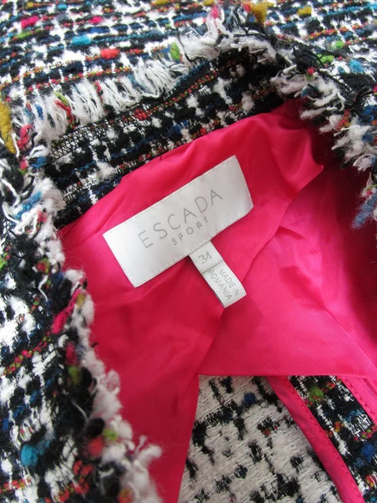 ESCADA SPORT エスカーダスポート ジャケット ノーカラー