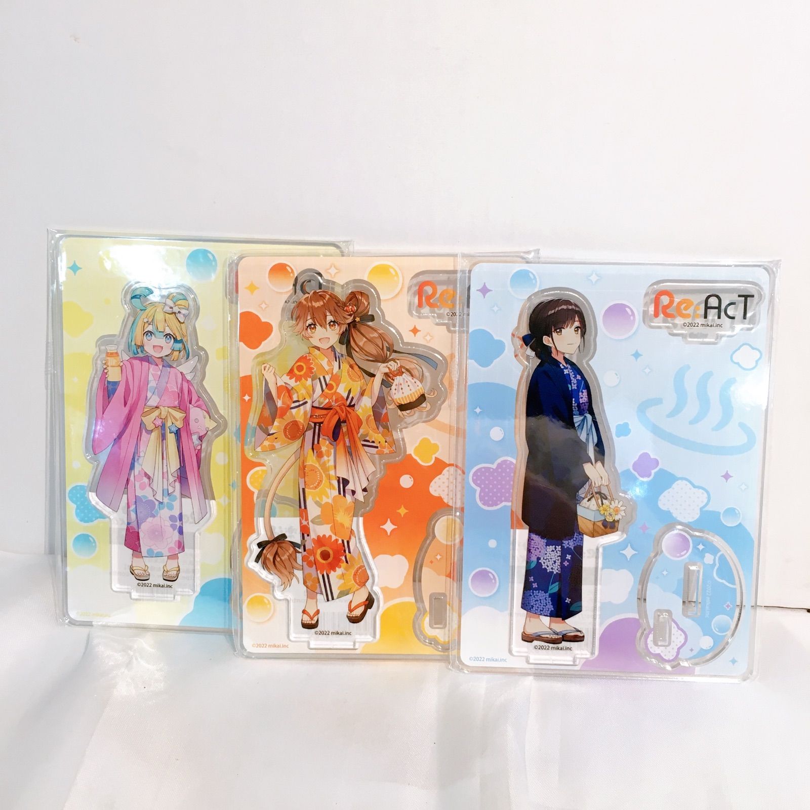 未開封品】 Re:ACT × 極楽湯 花鋏キョウ 獅子神レオナ 天川はの 