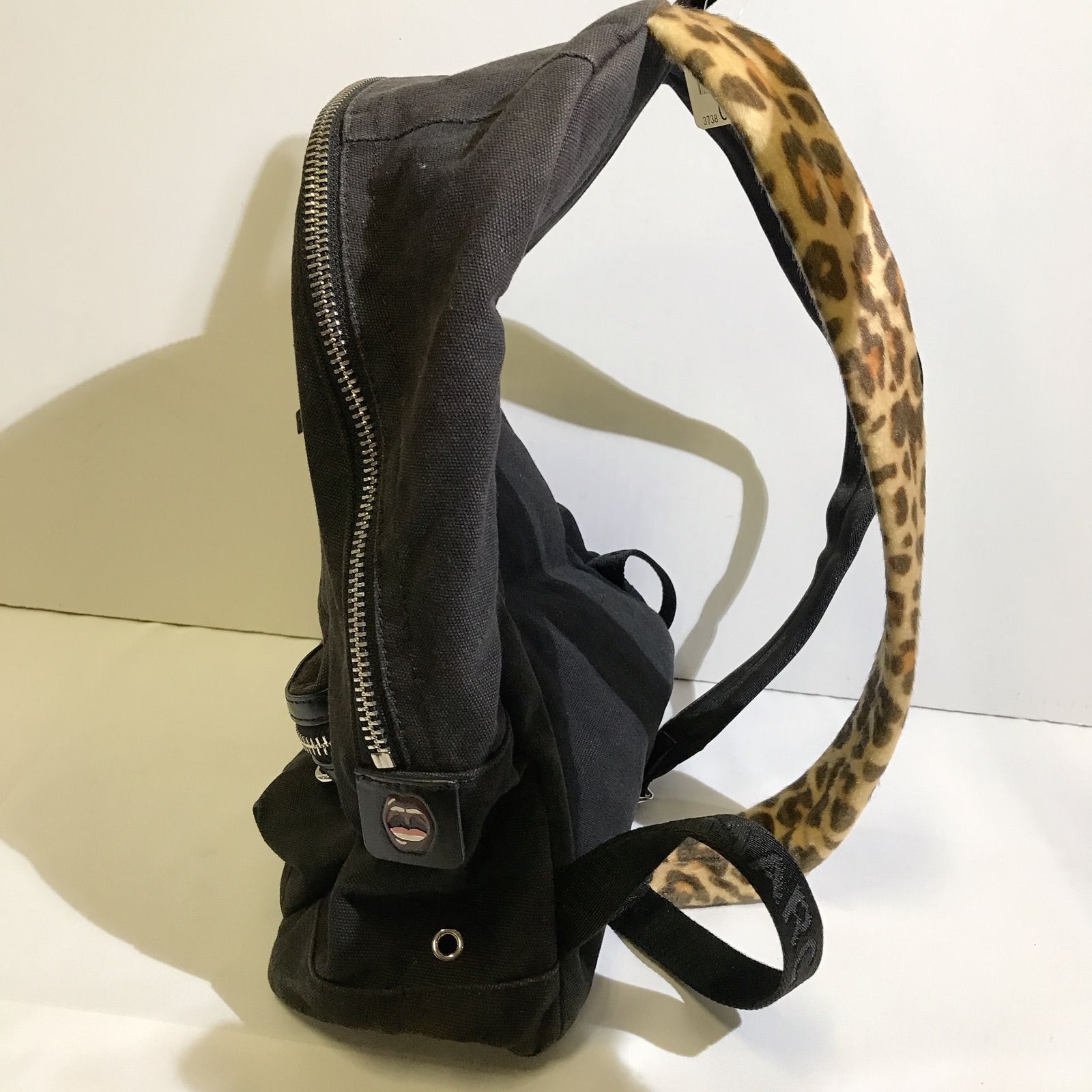 THE BACKPACK MARC JACOBS リュック 黒 ブラック レオパード