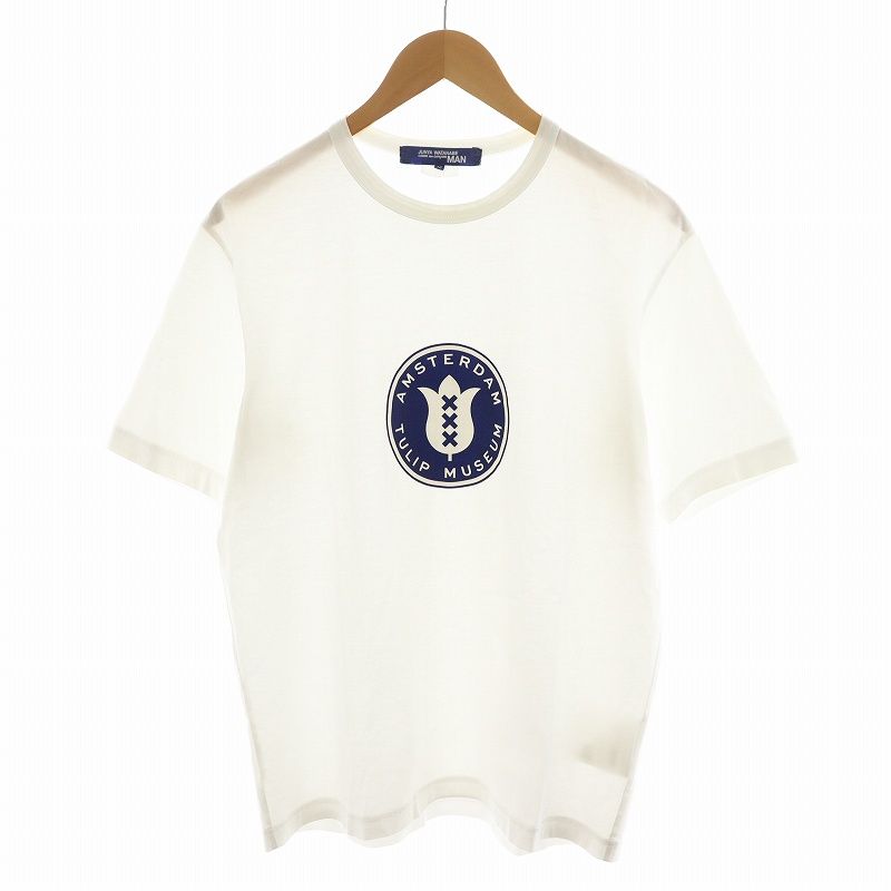 ✨美品✨JUNYA WATANABE ホワイトネットTシャツ M JUNYA WATANABE COMME Des GARÇONS | White Men's T-shirt | YOOX