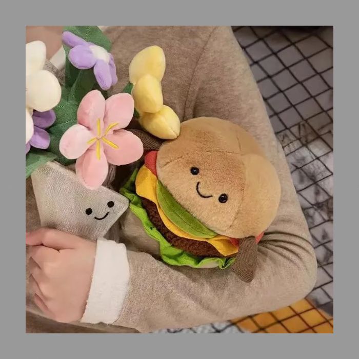 新作　新品　ジェリーキャット　ハンバーガー　バーガー　ぬいぐるみ　food Amazon.co.jp: ジェリーキャット ハンバーガー バーガー