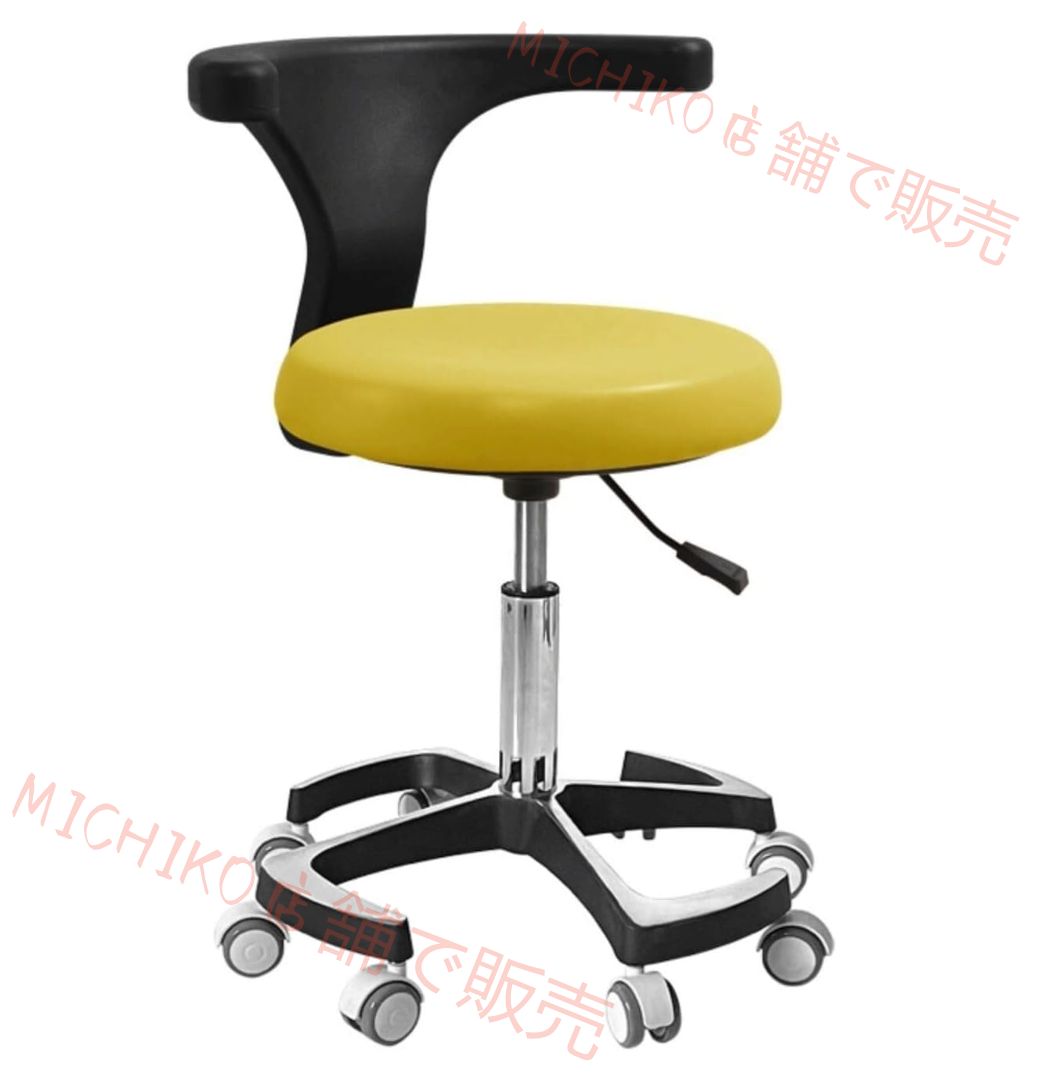 アシスタント歯科医ドクターチェア歯科用スツール背もたれ付き高さ調節 オフィス医療ショップラボビューティーサロン