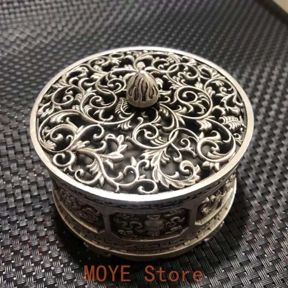 銅 細工 香炉 富貴連連檀香炉 茶道具 香道具 装飾品 工芸品 置物