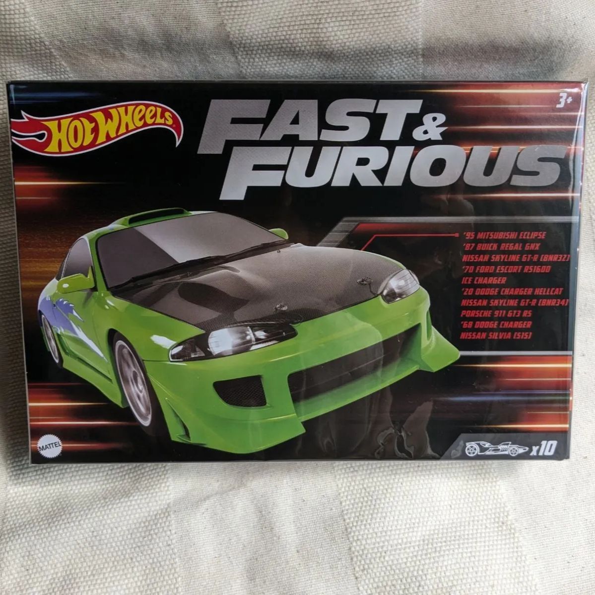 ホットウィール　10カーパック ワイルド・スピード　Fast & Furious ミニカー