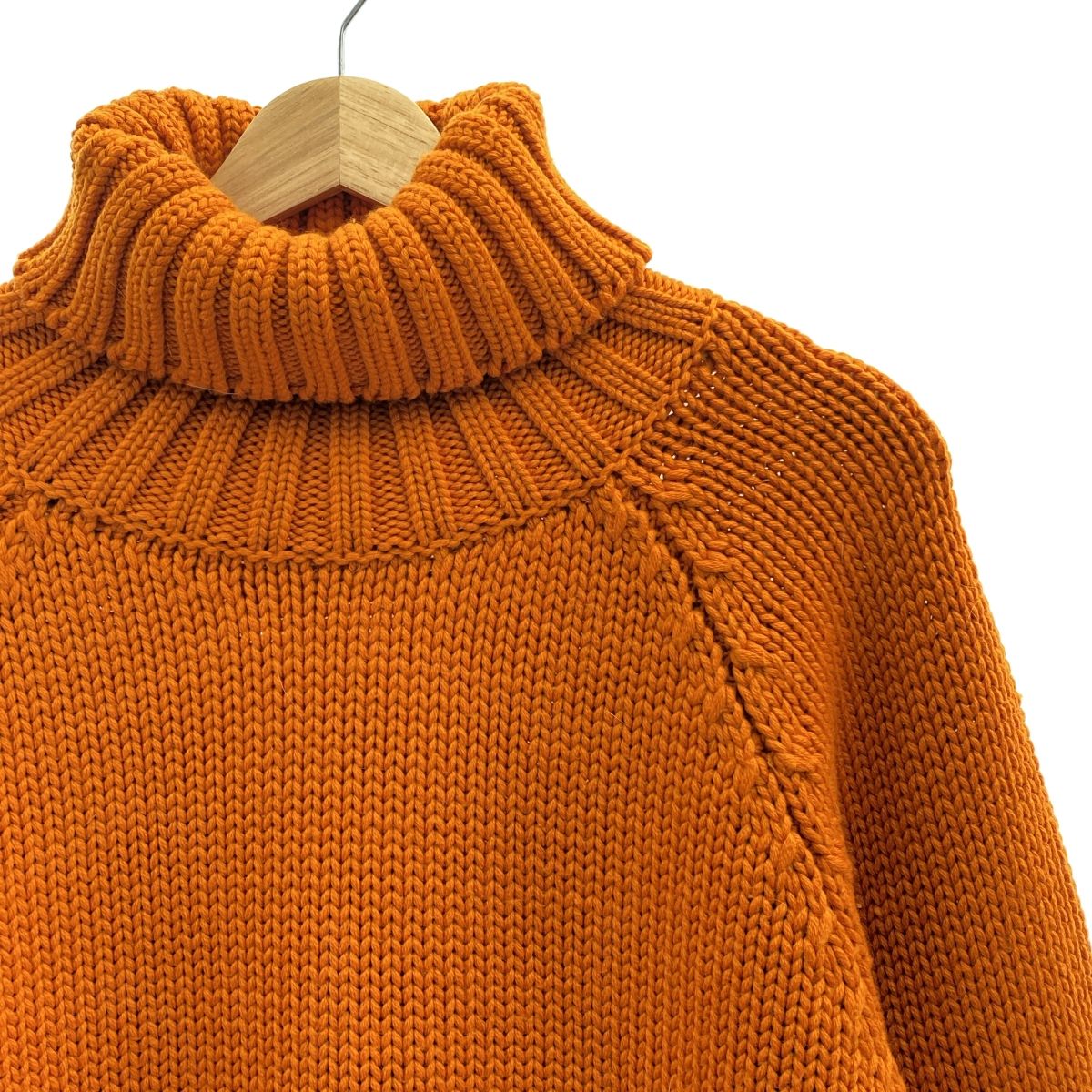 DSQUARED2 ディースクエアード 2025AW ウール ローゲージ タートルネック オーバーサイズ ニット XS オレンジ レディース
