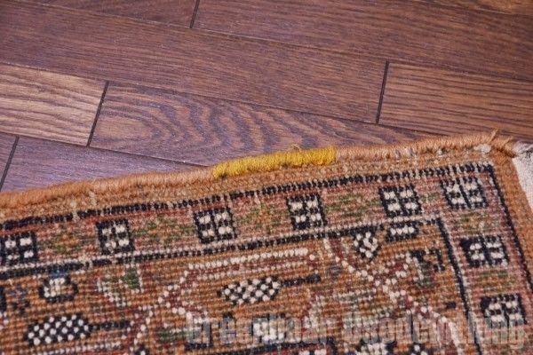 RAGR183 トライバルラグマット ウール絨毯 ヴィンテージ 59cm×96cm