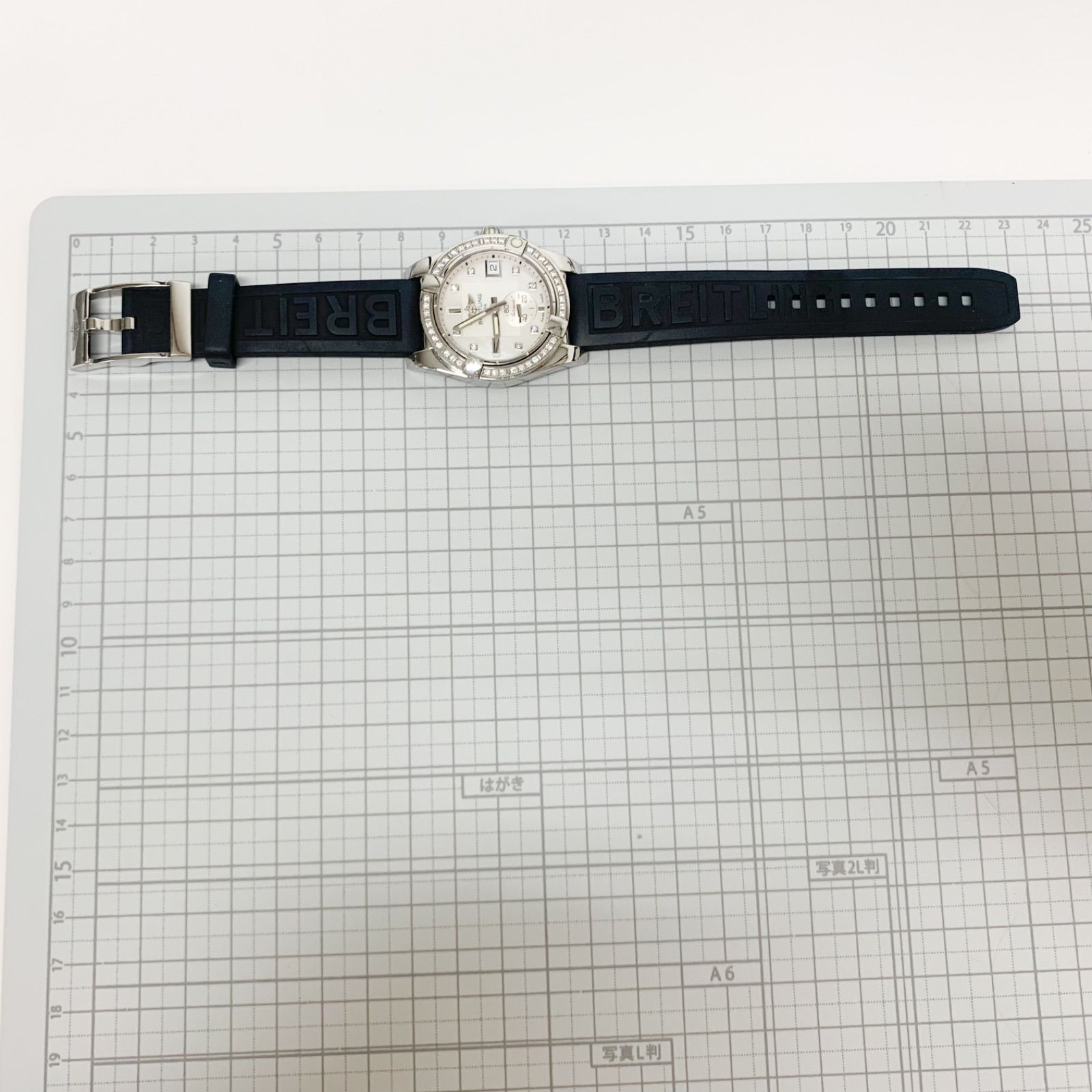 中古】ブライトリング BREITLING A37330 ダイヤベゼル 自動巻き  