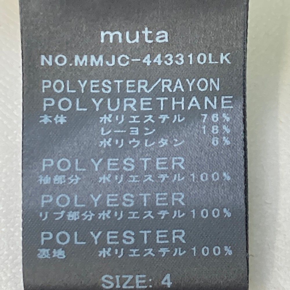 サイズ：4 MUTA MARINE ムータマリン ×L4K3 スタジアムジャンパー ジャケット ワッペン ブラック系 [240101496435] ゴルフウェア メンズ ストスト サイズ：4 MUTA MARINE ムータマリン ×L4K3 スタジアム