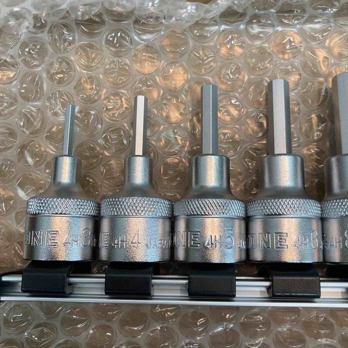中古品 TONE トネ 差込角12.7mm ヘキサゴンソケットレンチセット 12点 