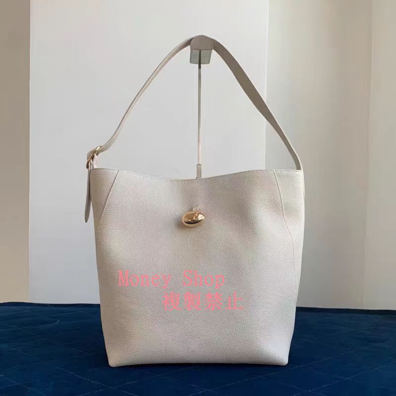 CAFUNE ホワイトハンドバッグ ショルダーバッグ トートバッグ ハンドバッグ バケツバッグ DROP HOBO