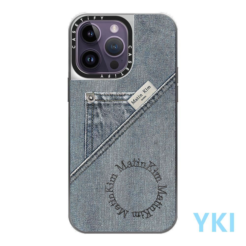 【新品未使用】CASETIFY Matin Kim Destroyed Denim 携帯ケース