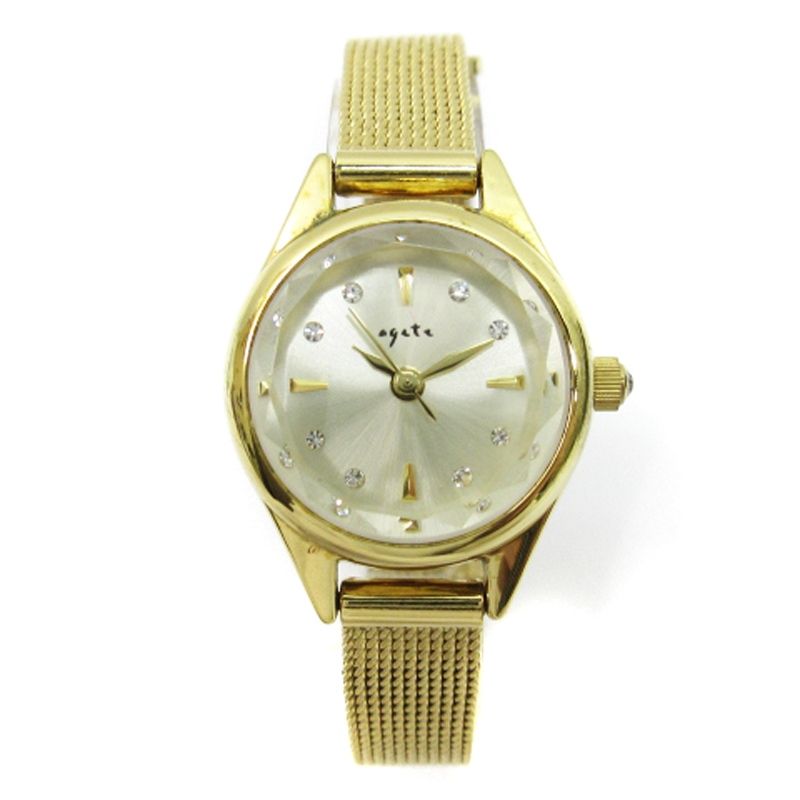 agete アガット K10 ジュエリーウォッチ 腕時計 ジュエリー感覚で