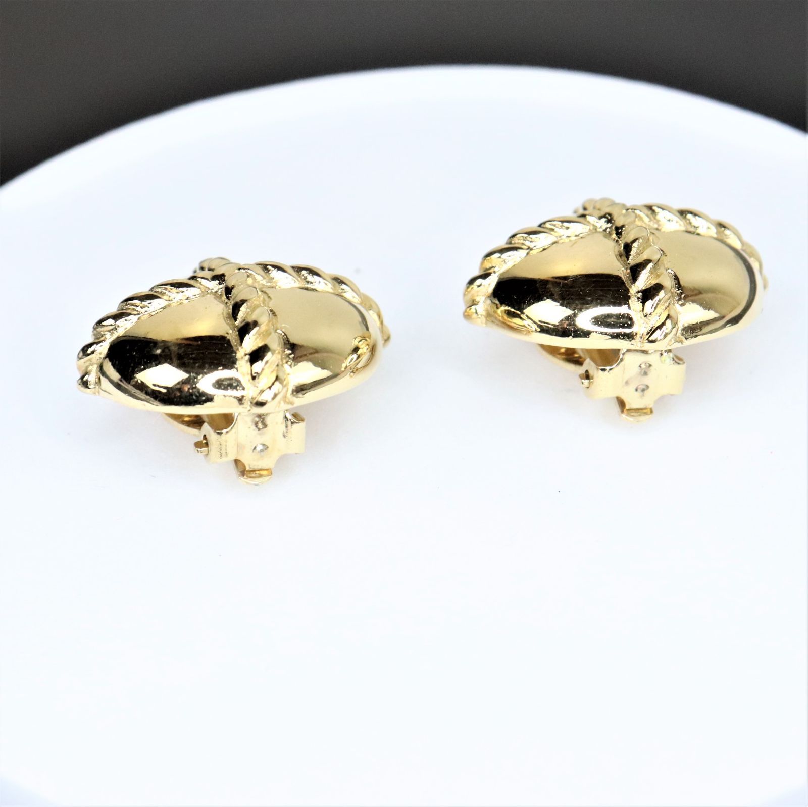 GIVENCHY ジバンシー ロゴ イヤリング 大ぶり ゴールド オールド  