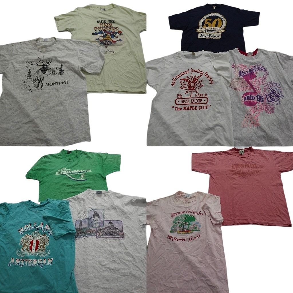 古着卸 まとめ売り ～90s オールド 半袖Tシャツ 10枚セット (メンズ L 