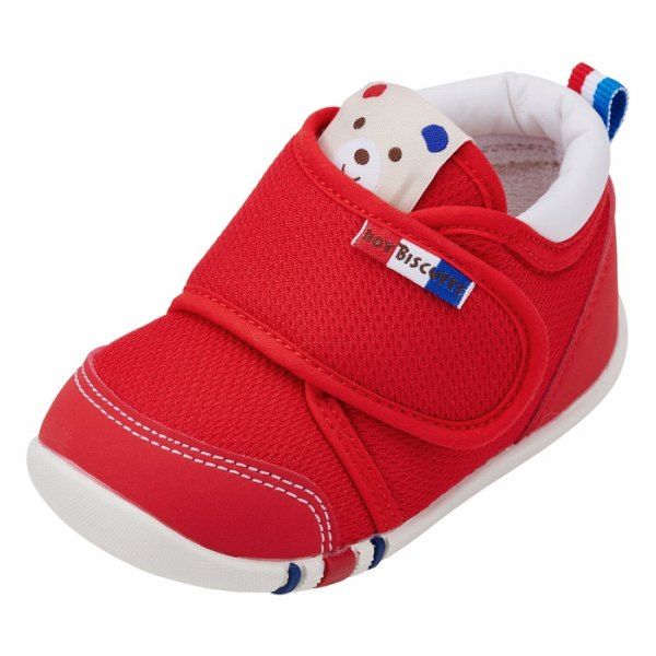 3タイプ選べる！【国内出荷】ミキハウス　ホットビスケッツ　mikihouse　ファースト　ベビーシューズ　12.5cm　紺（03） BOA ランニングシューズ