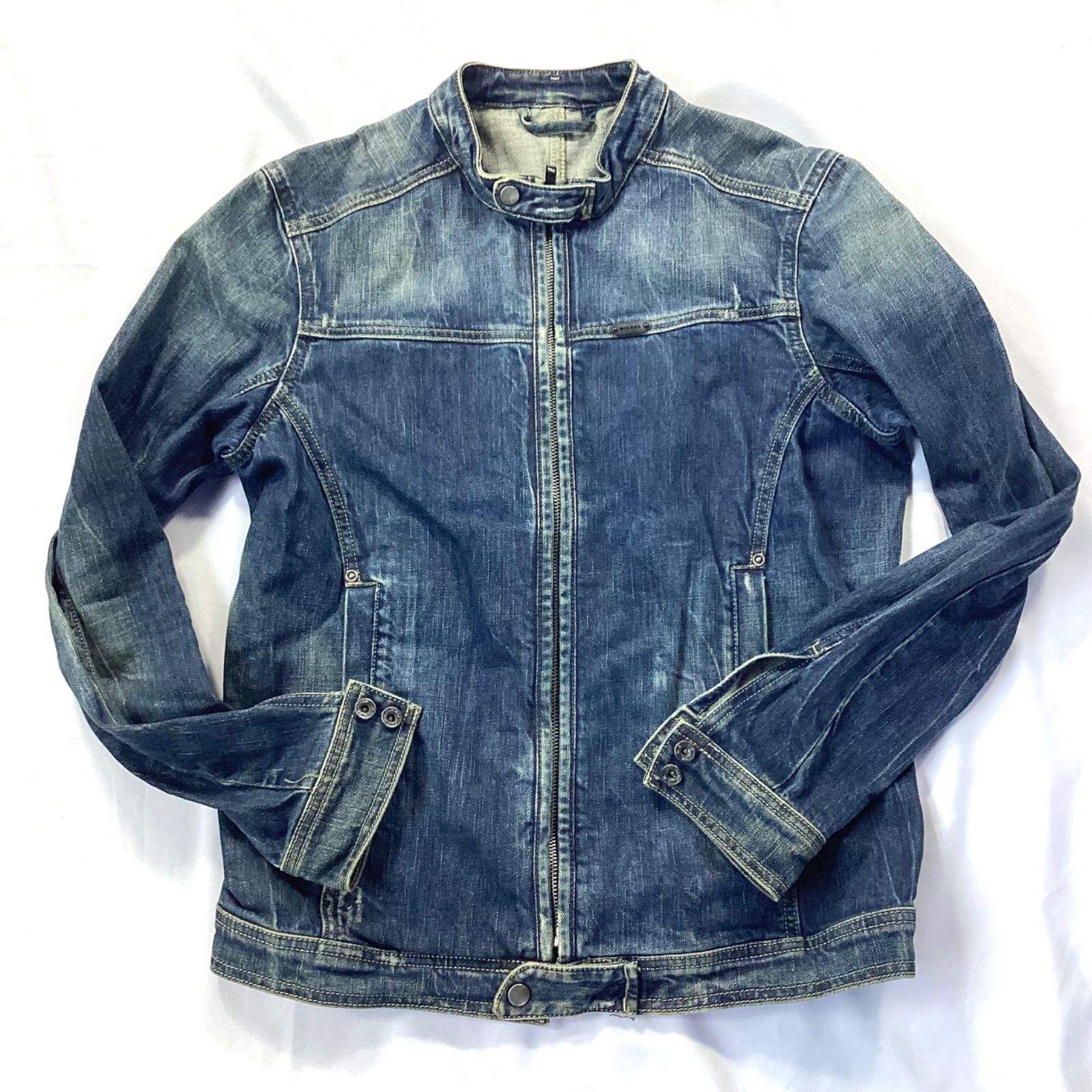 DIESEL ディーゼル ライダースジャケット サイズ:S 羊皮×デニム 楽天市場】☆DIESEL ディーゼル レディース☆ヴィンテージ