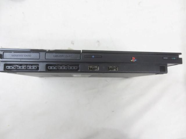  中古品 ゲーム プレイステーション2 PS2 本体 SCPH-90000 チャコールブラック 動作品 周辺機器あり