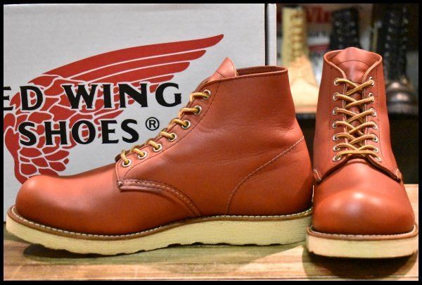 9D 箱付 美品 犬タグ復刻 19年】レッドウィング 8166 アイ