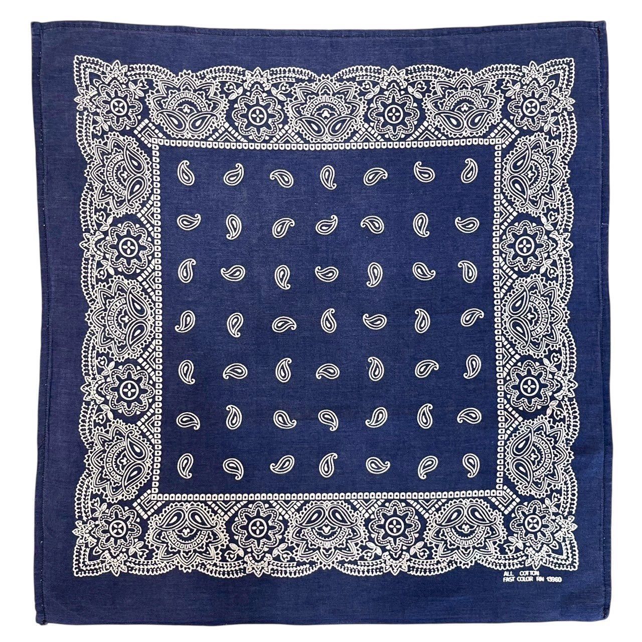 60-70's FAST COLOR ペイズリー コットン バンダナ 13960 MADE IN USA vintage bandanna RN13960 COLORFAST ヴィンテージ