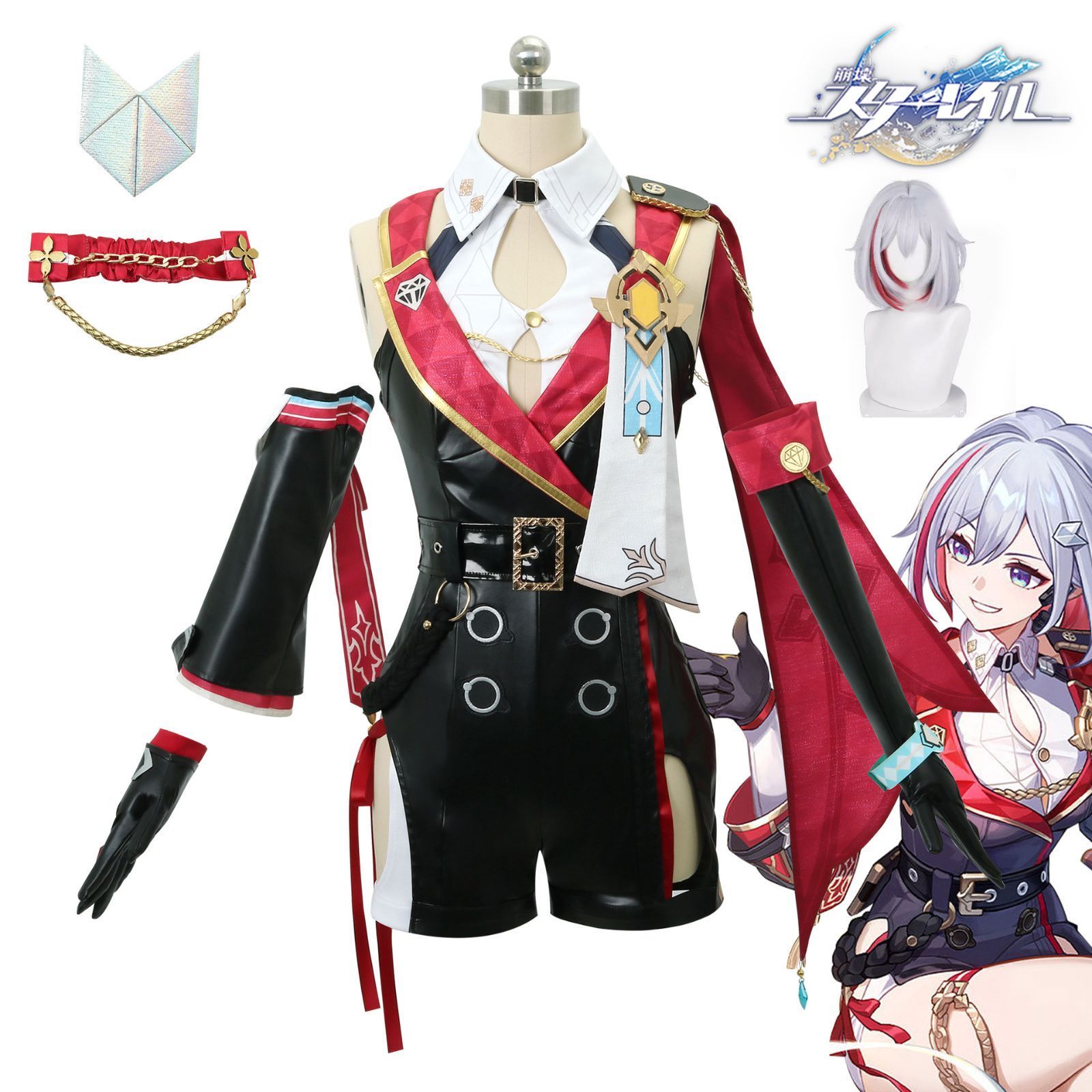 崩壊 スターレイル コスプレ衣装 トパーズ Topaz イベント ドレス PU革 コスプレ衣装 セクシー コスチューム cosplay イベント 演出服 アニメ変装 仮装 ハロウィン クリスマ