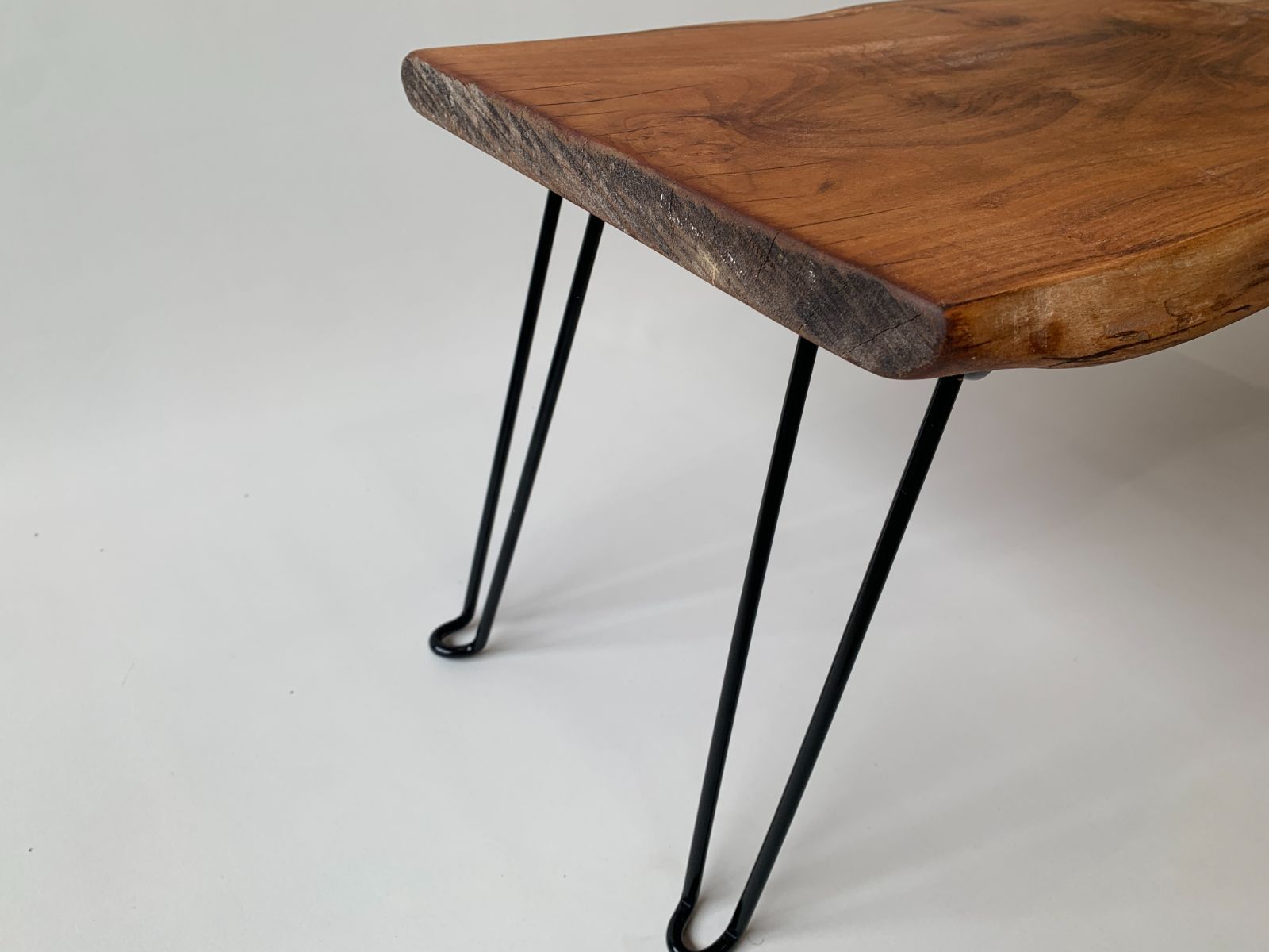 桜 サクラ 一枚板折り畳みテーブル 木製 ローテーブル ちゃぶ台