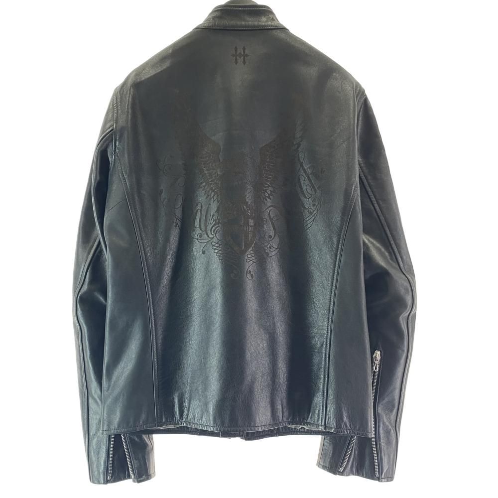 中古】coal black レザージャケット ブラック サイズM コールブラック 