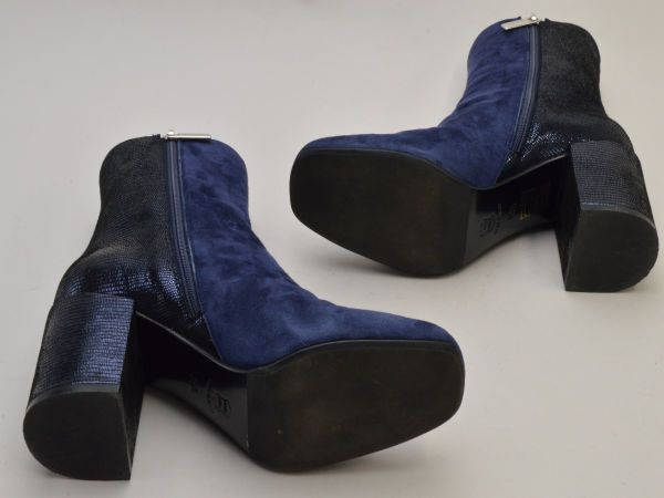 ルチェンティ LUCENTI ショートブーツ スウェード レザー 35.5サイズ  