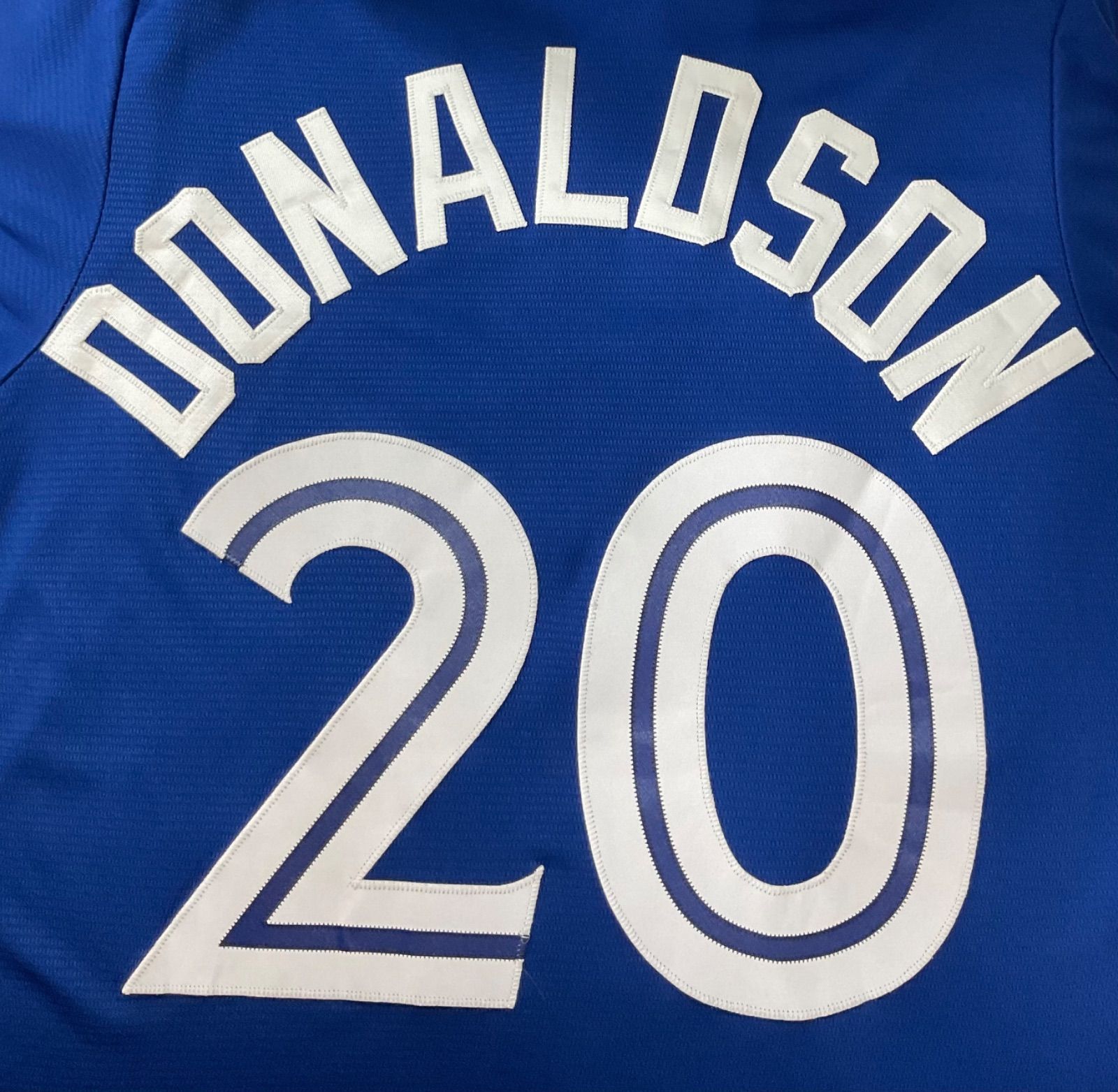 MLB ブルージェイズ　ユニフォーム　DONALDSON Majestic Josh Donaldson Toronto Blue Jays Cool Base Away