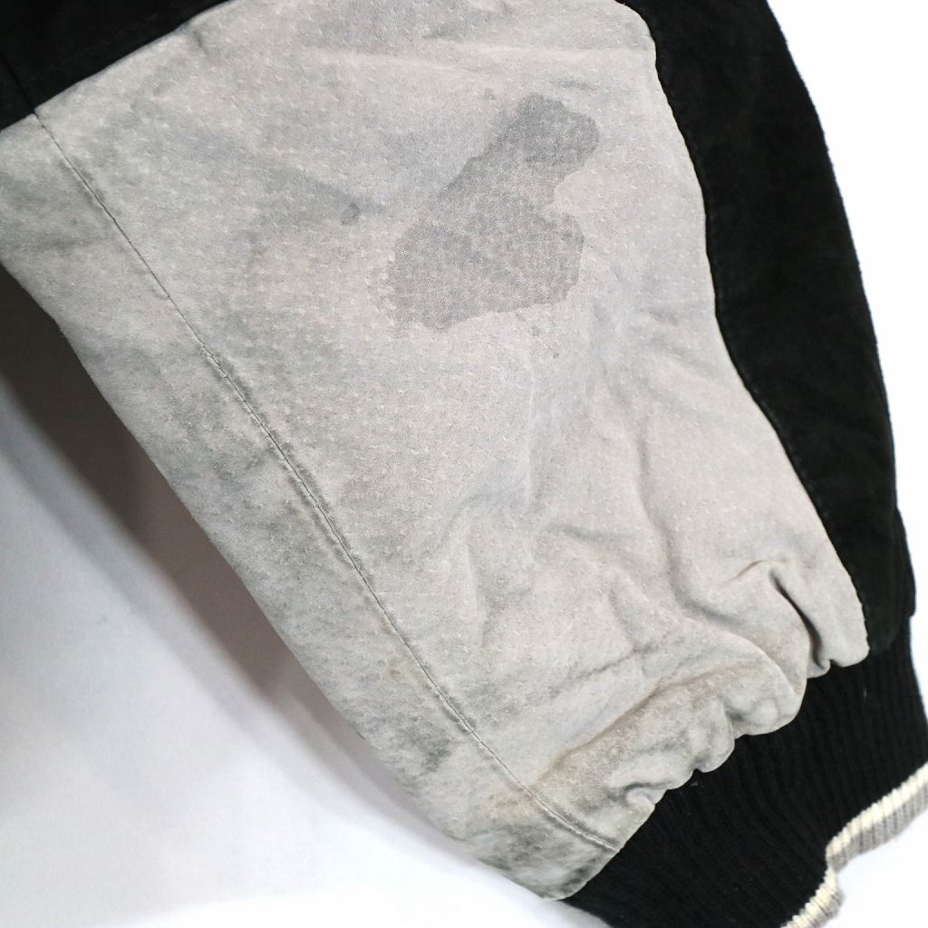 サイズ表記サイズL肩幅NFL ラスベガス・レイダース レザージャケット 防寒  アメカジ ブラック (メンズ L)   O0072