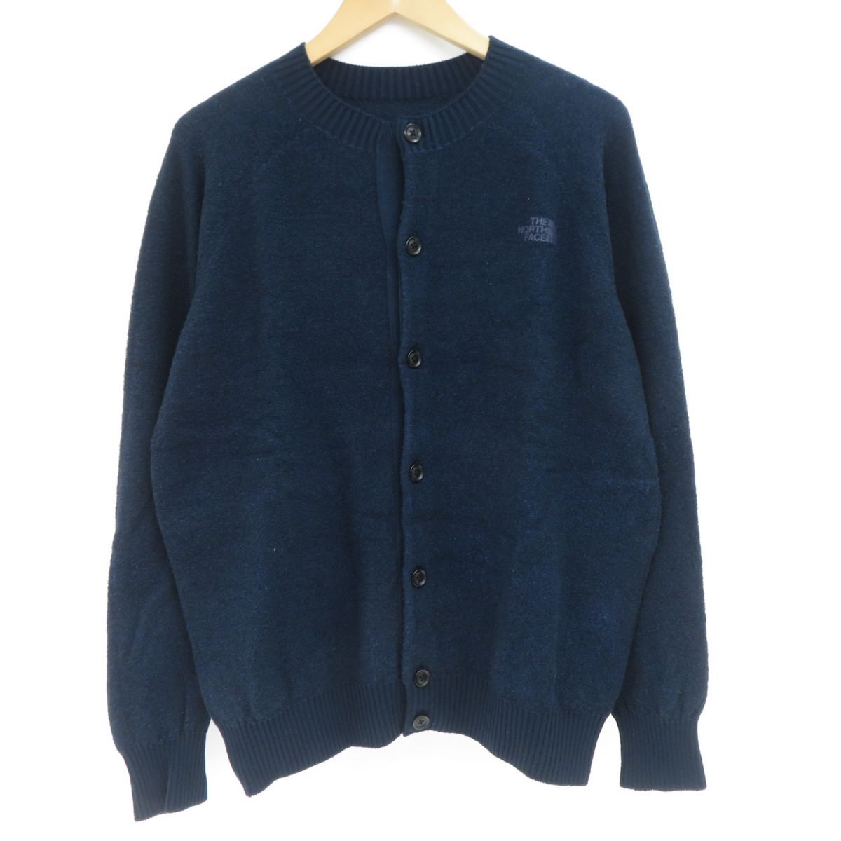 THE NORTH FACE ノースフェイス Comfortive Wool Cardigan カーディガン NT62399R Lサイズ ※中古