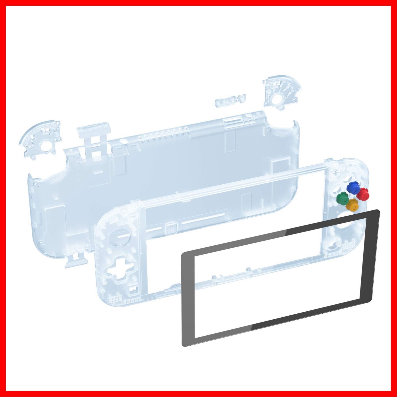 Nintendo Switch Lite グレイシャーブルー カスタム品 数量限定】Liteに対応用カスタムケースカバー【グレイシャーブルー