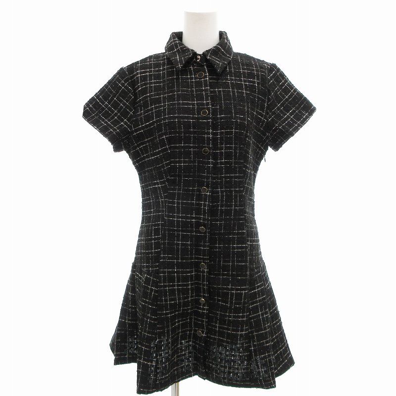 新品・タグ付き⭐️プアラニロイヤルコレクション　フルボトム　ワンピース 黒　S SAINT LAURENT サンローラン エディ期 16SS 国内正規品 397292