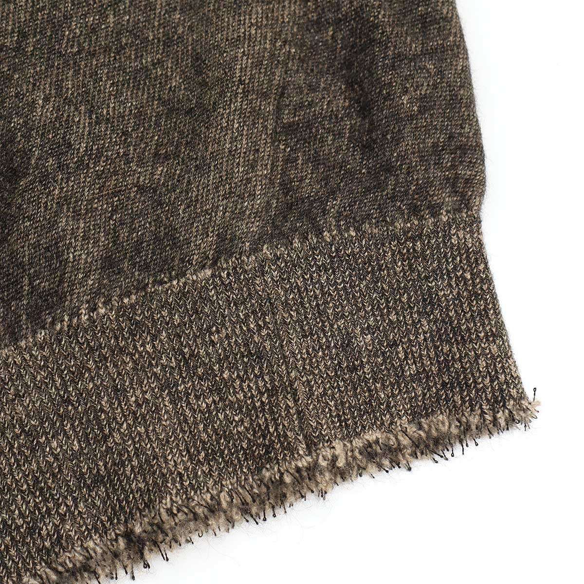 MAATEE＆SONS マーティーアンドサンズ 23AW ブラックアルパカ 裏 