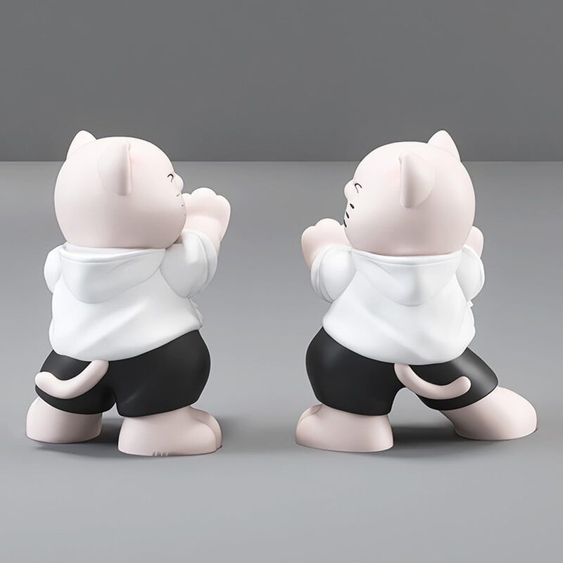 ブックエンド ブックスタンド 本立て オーナメント 置物 猫 ネコ ねこ キャット 動物 北欧 かわいい ユニーク モダン シンプル 癒し リラックス おしゃれ お洒落 リビングルーム 寝室 子供部屋 書斎 オフィス 卓上 デスク 机 本棚 プレゼント WWW_SKLAD-KIRPICHA_RU