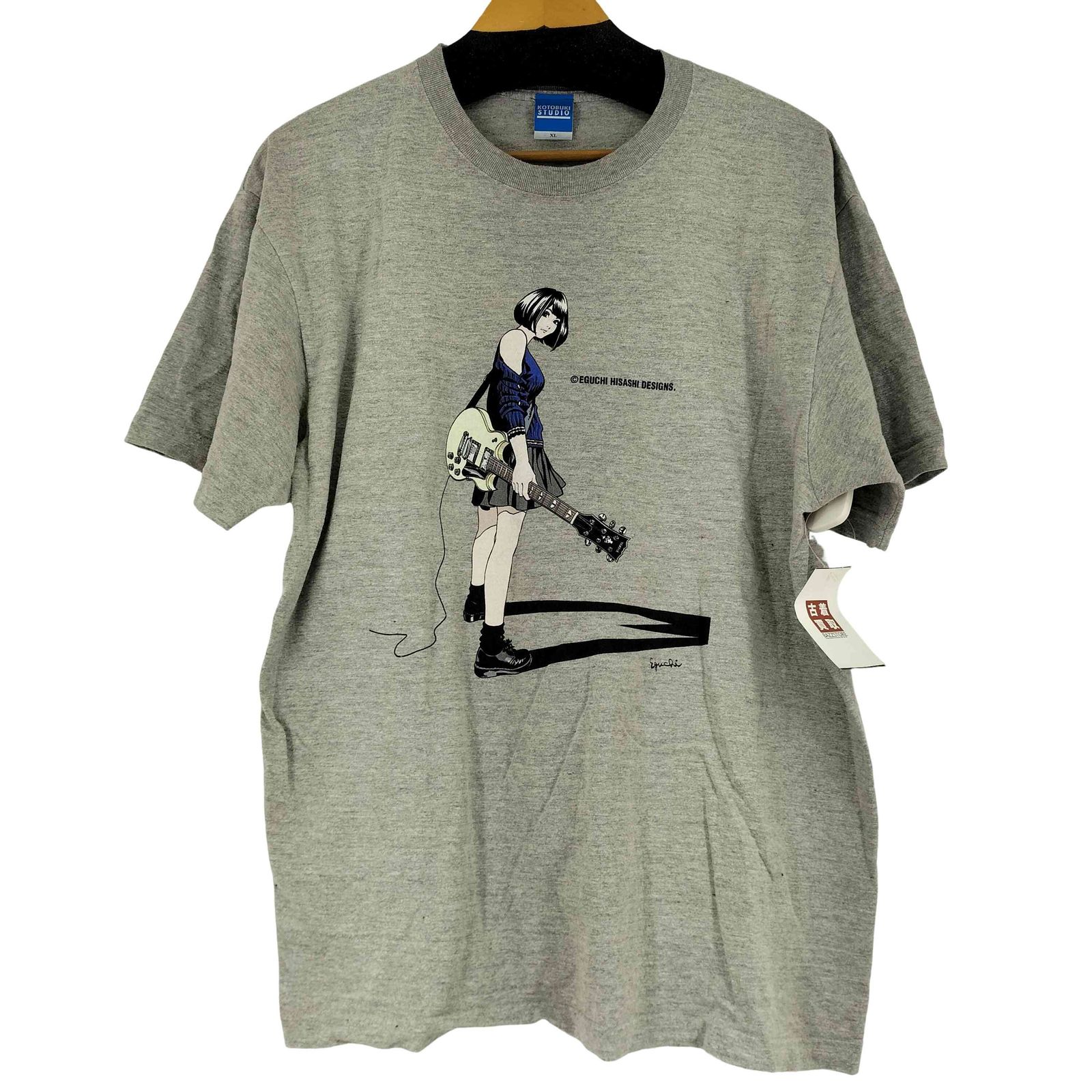 ユーズドフルギ USED古着 KOTOBUKI STUDIO フロントプリント S/S  Tシャツ メンズ JPN：XL 