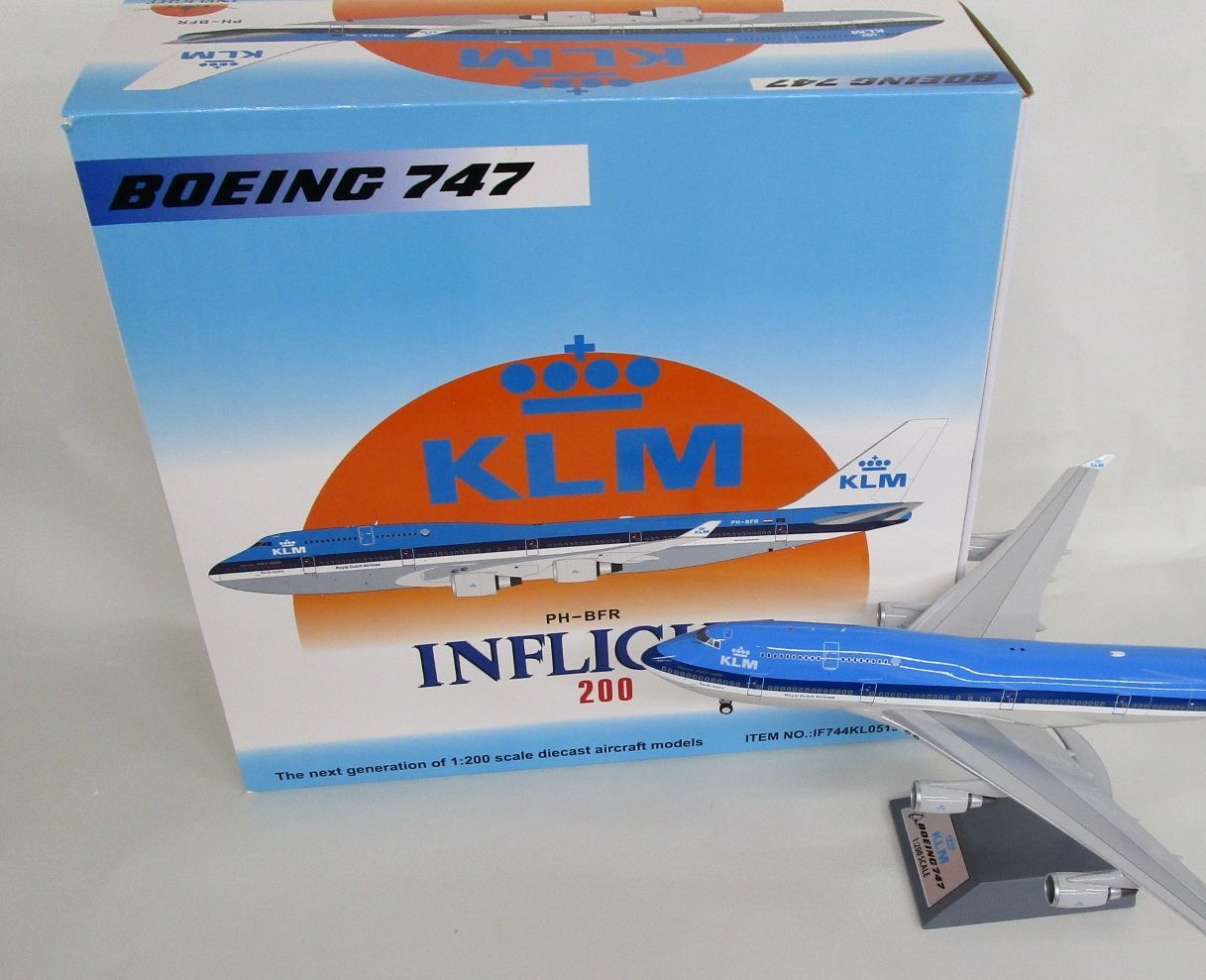 インフライト 1/200 B747 KLMオランダ航空 PH-BFR [IF744KL0519