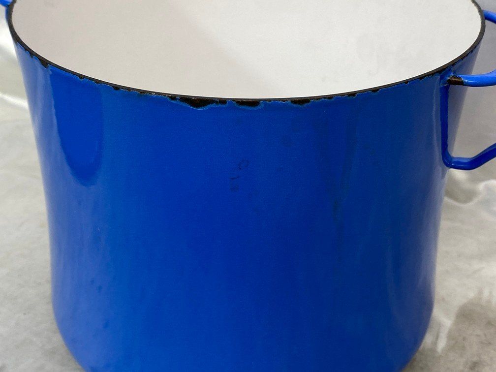 ダンスク dansk コベンスタイル 両手深鍋 ブルー ビンテージ品