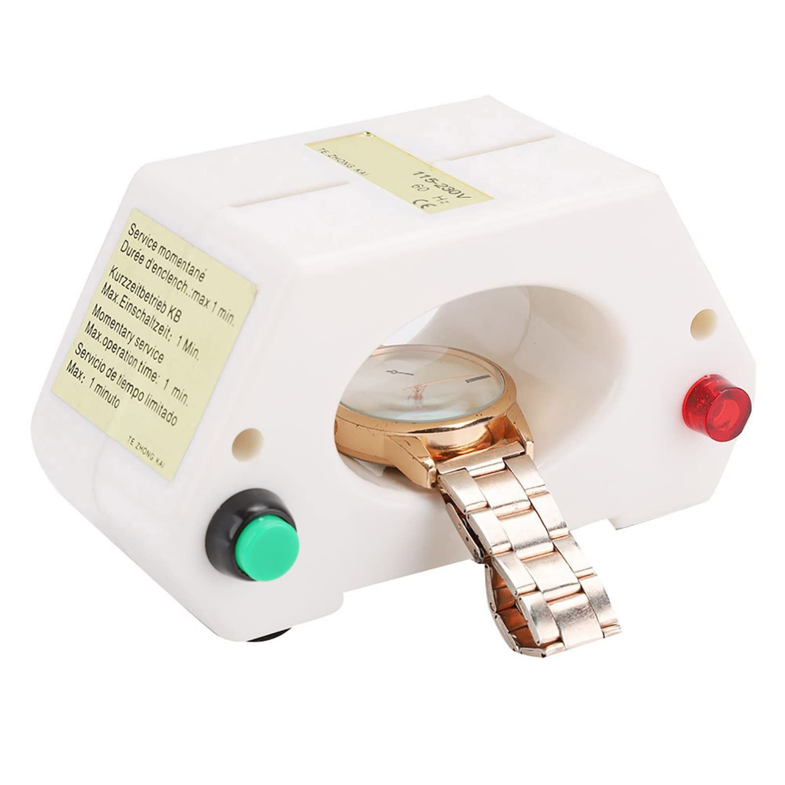 新品 時計職人や時計修理工に適用 コンパクト 超便利 115-230V(米国プラグ 電気減磁 時計修理ツール 115-230v) 腕時計磁気抜き器 時計消磁器工具