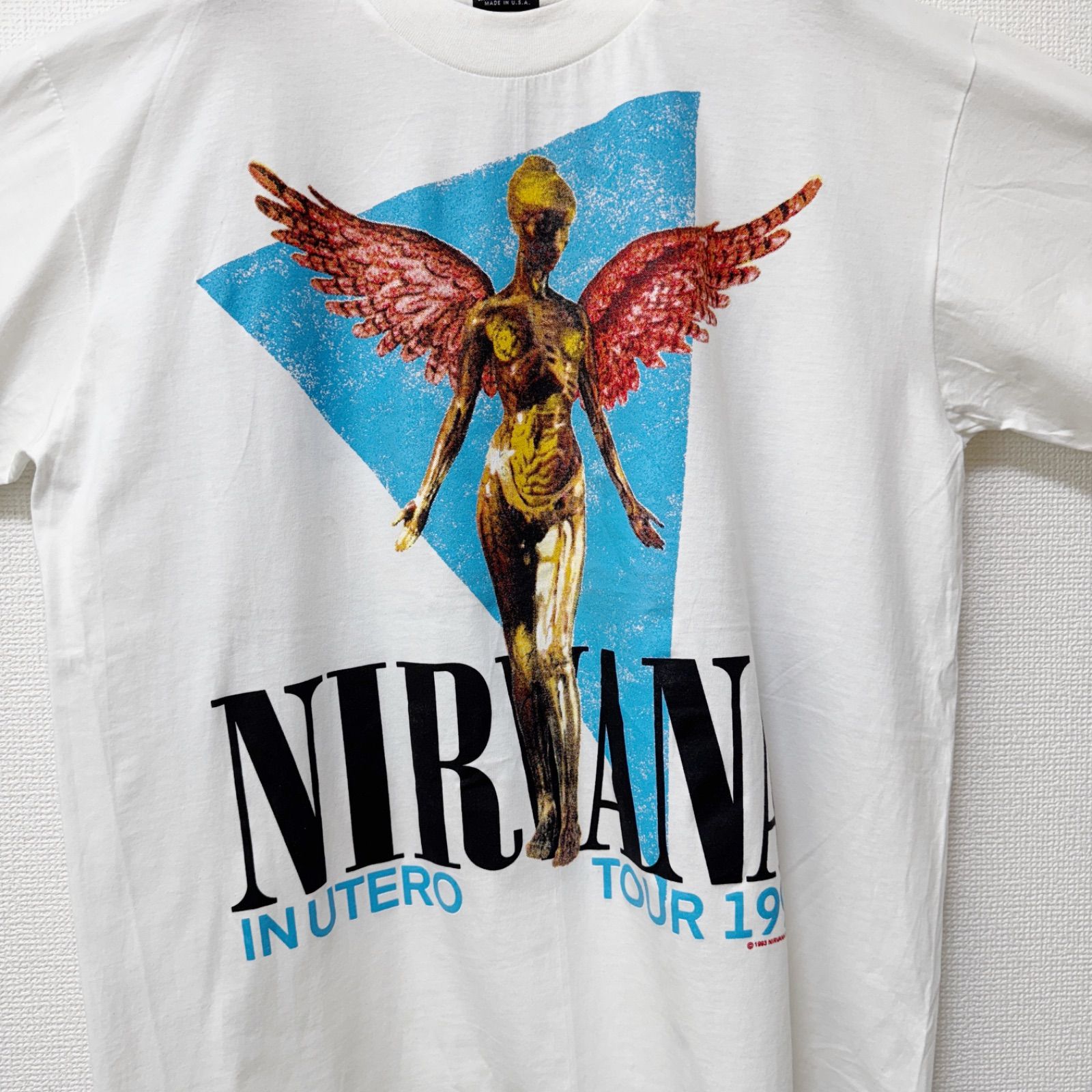NIRVANA IN UTERO tシャツ アメリカ製 giantボディ Vintage Nirvana 