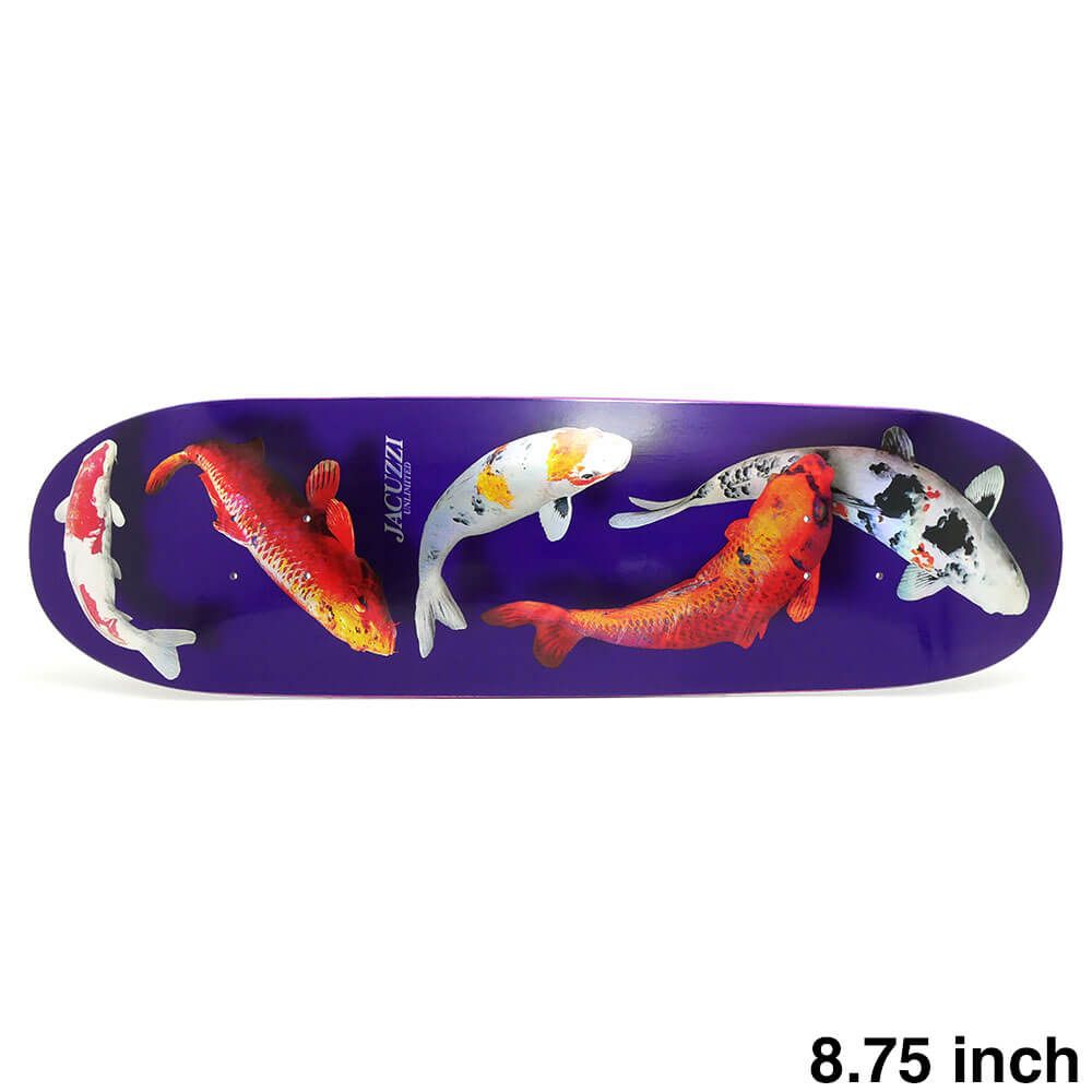 JACUZZI DECK ジャグジー デッキ TEAM 500 YEARS PURPLE|HOLOGRAPHIC 8.75 EGG SHAPE EPOXY 7 スケートボード スケボー