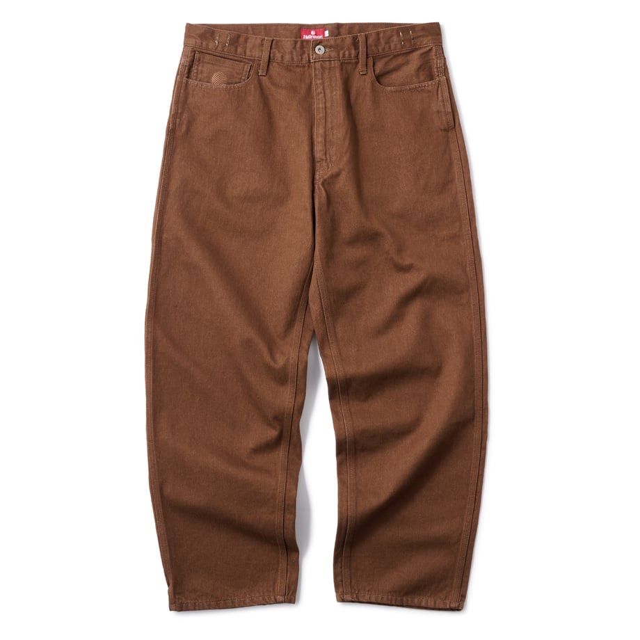 HELLRAZOR (ヘルレイザー) BAGGIE DENIM PANTS Brown - メルカリ