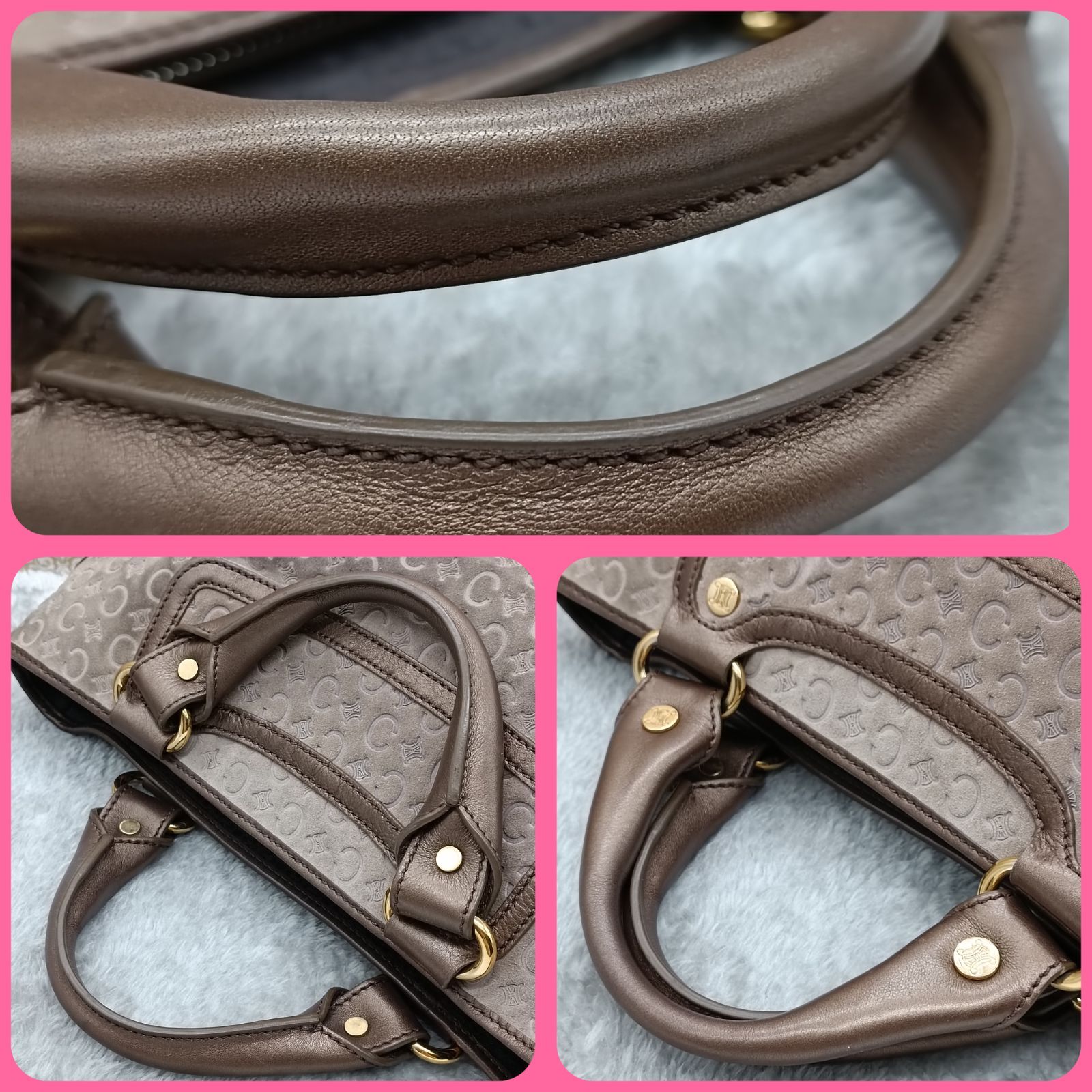 CELINE 》 セリーヌ ブギーバッグ ハンドバッグ スエード C CELINE 》 セリーヌ ブギーバッグ ハンドバッグ スエード C