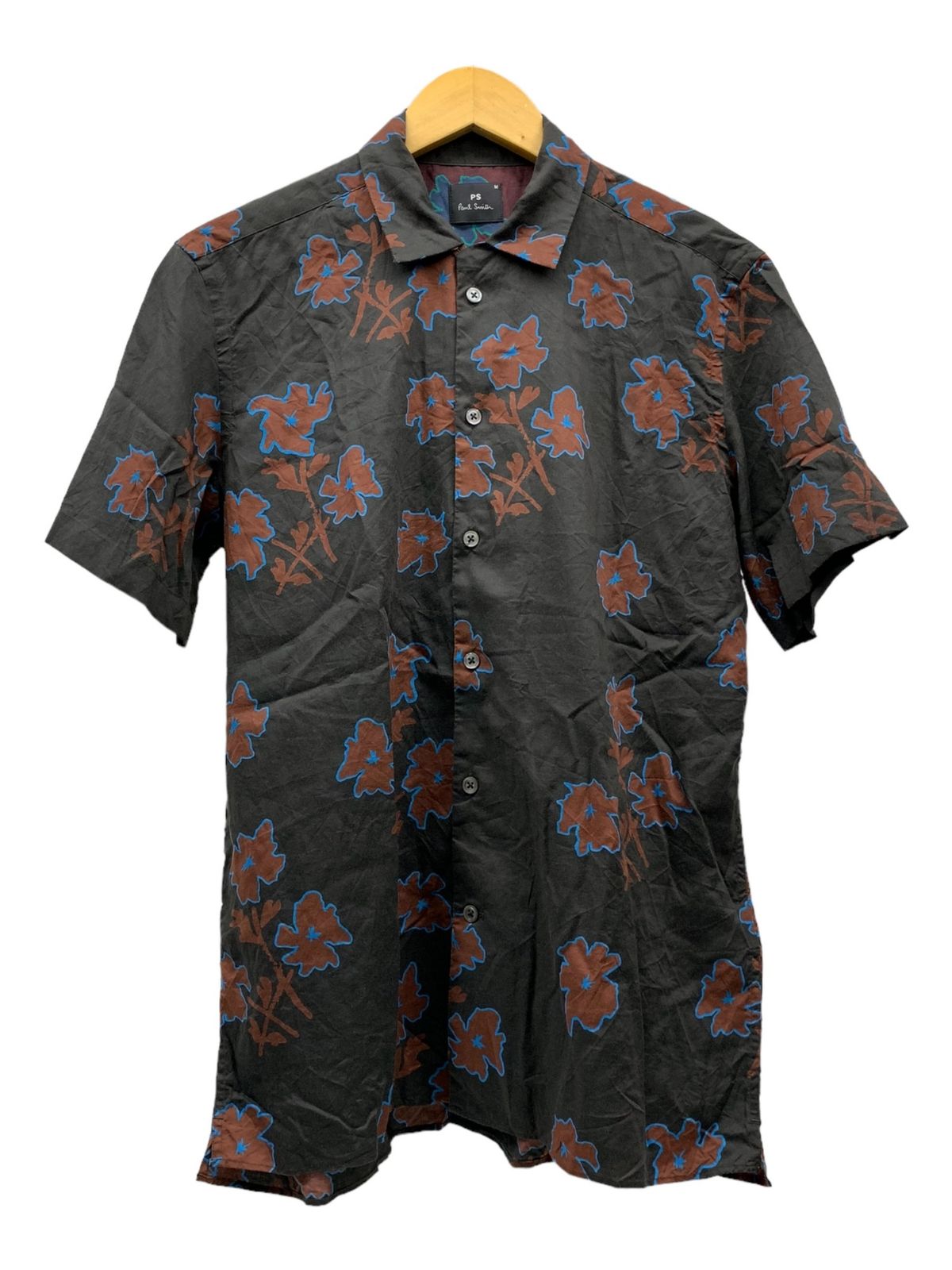 【美品】ピーエスポールスミス　花柄半袖サマーニット　ブラウス　異素材 Paul Smith ONLINE SHOP｜ポール・スミス