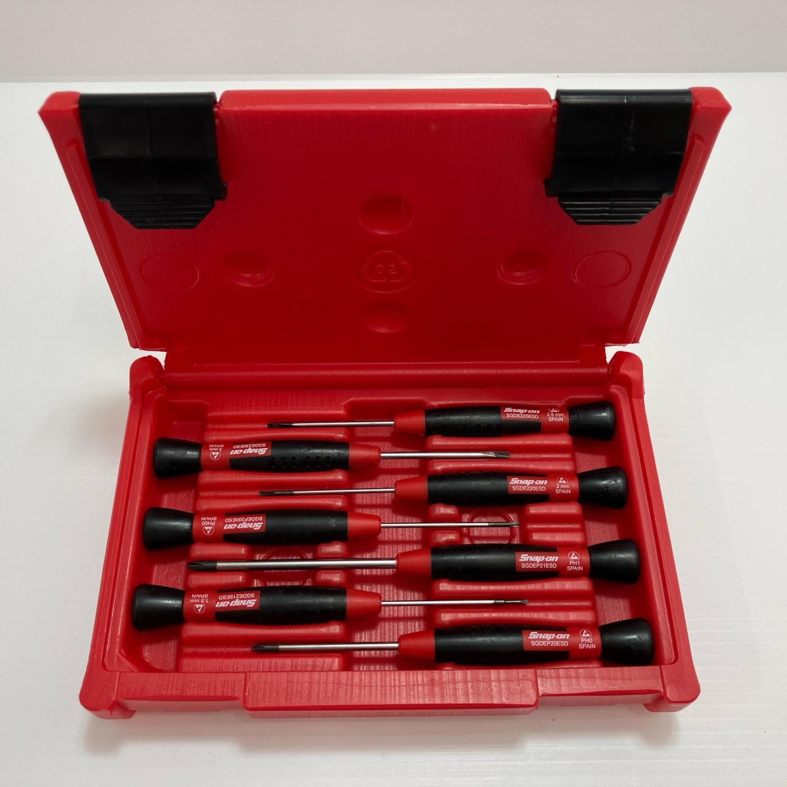 Snap-on スナップオン 精密ドライバー スクリュー ドライバーセット SGDE70ESD レッド