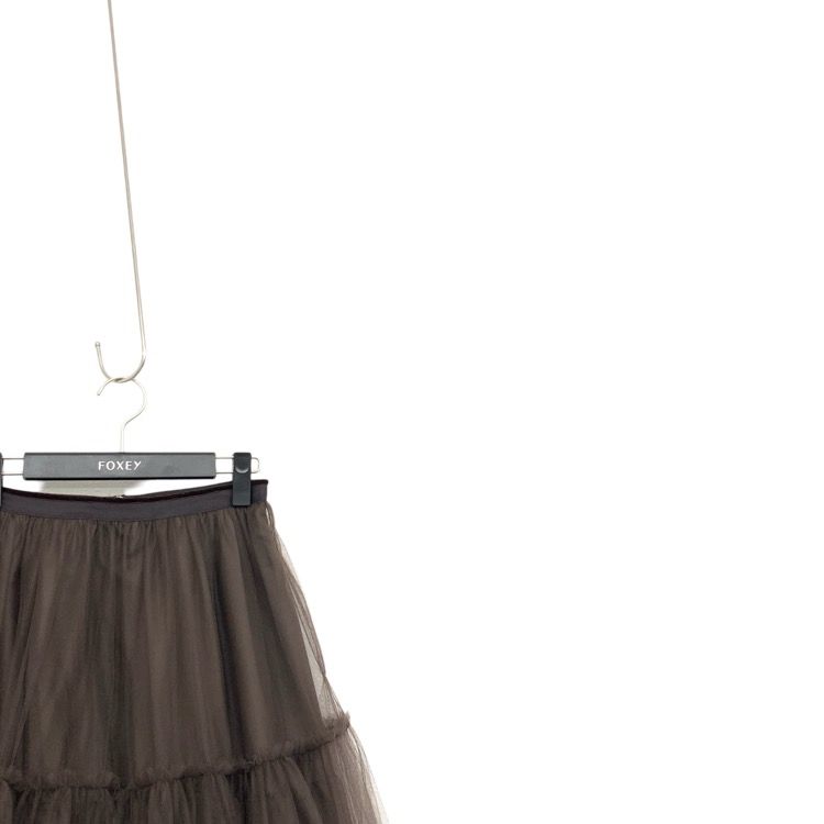 FOXEY フォクシー チュール スカート アネット ヘーゼル 38 41823-ASOO