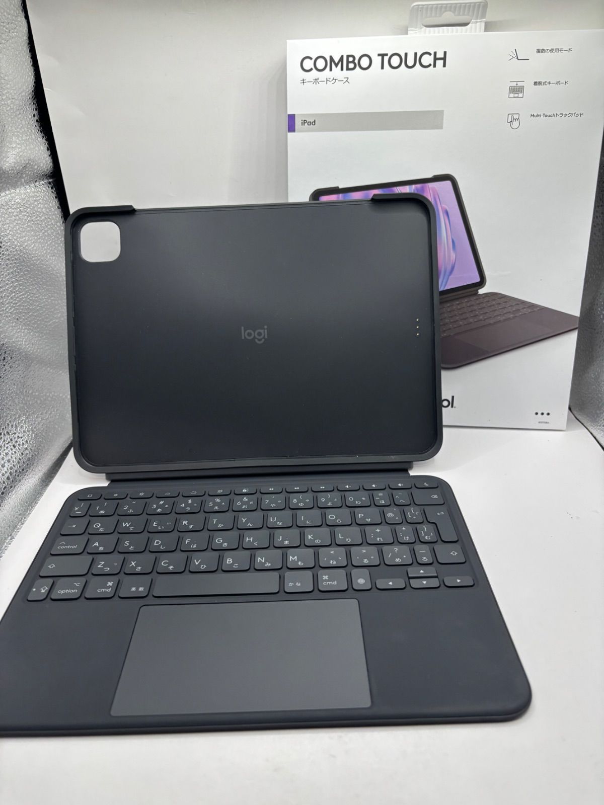 ロジクール Logicool Combo Touch iPad Pro 11インチ M4 iK1177GRA キーボード付き ケース