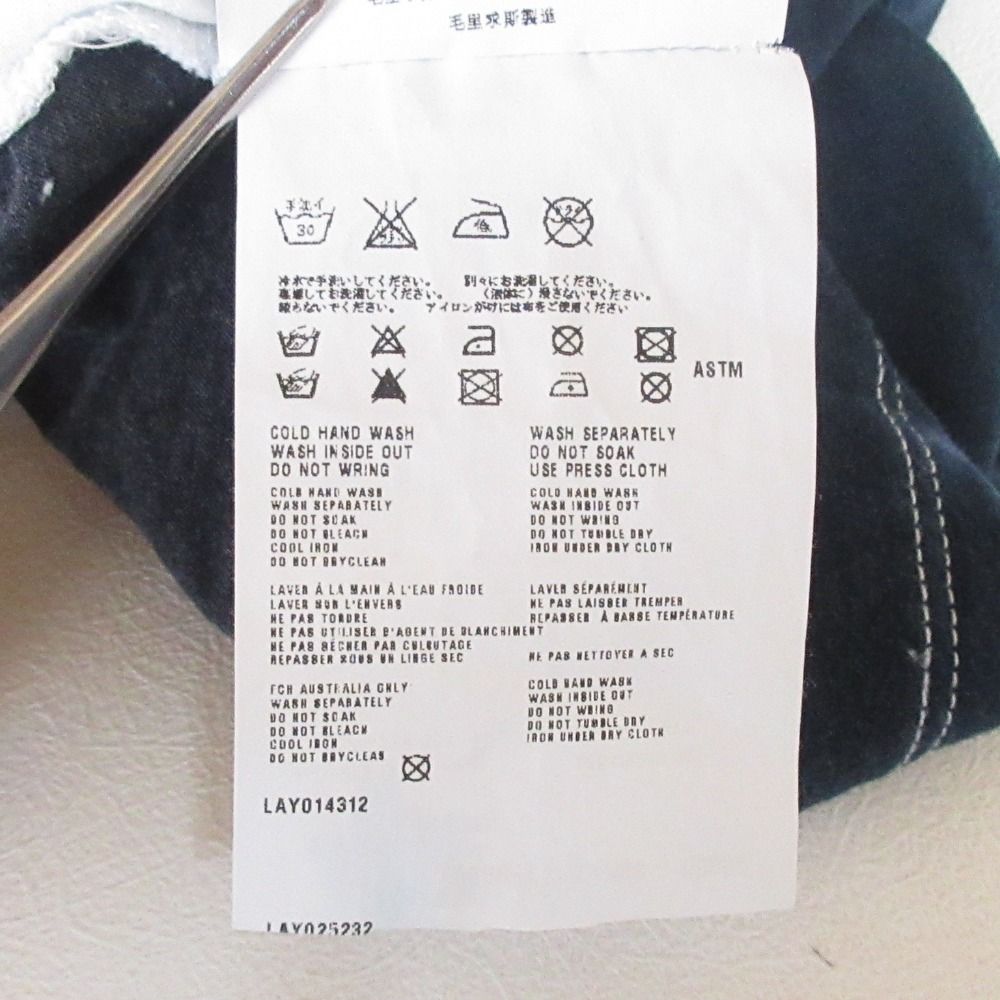 良品 PRADA プラダ 3D ランウェイ プリント 半袖 Tシャツ カットソー L ネイビー レディース 古着 中古 PRADA - 良品 PRADA プラダ 3D ランウェイ プリント 半袖 T