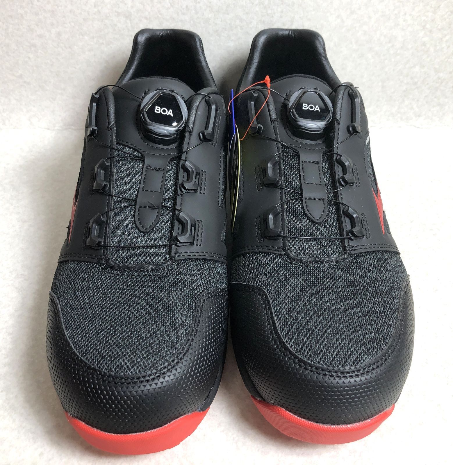 ミズノ安全靴BOA 限定カラー レッド/ブラック 26.5cm Mizuno BOA