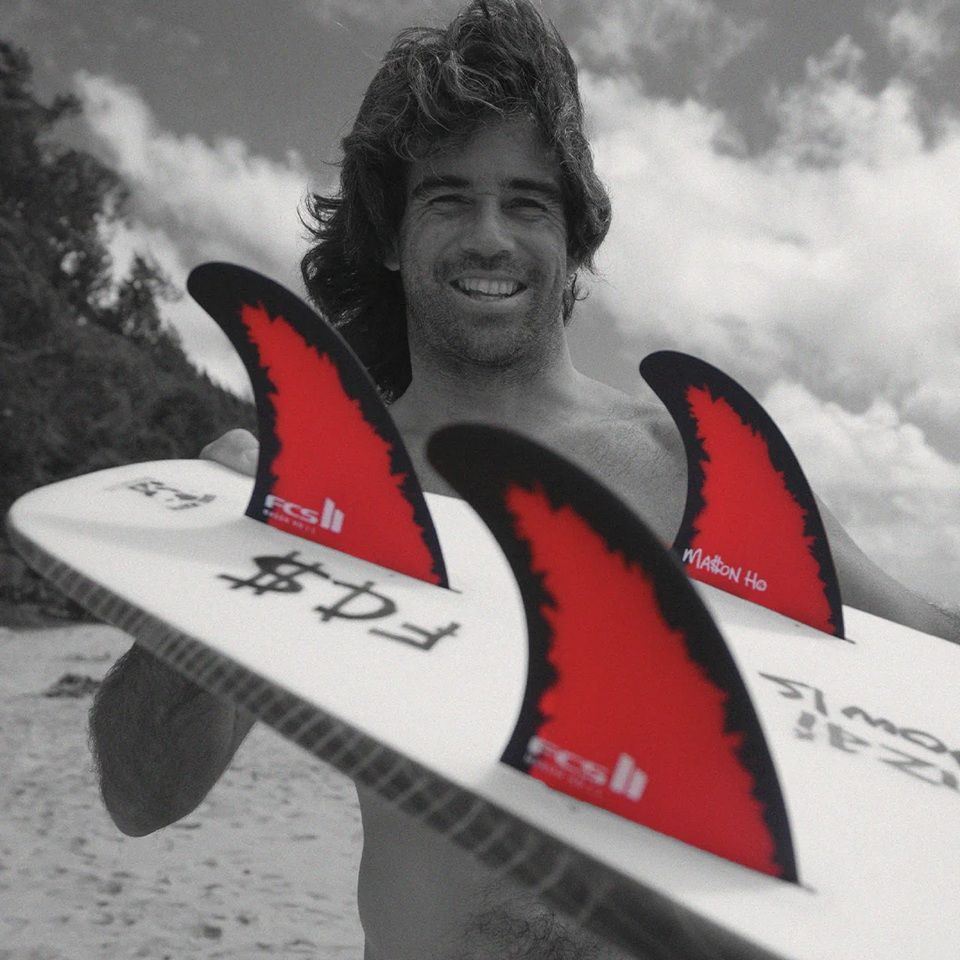 FCS II Mason Ho Signature Tri Fin Set RED SIZE M