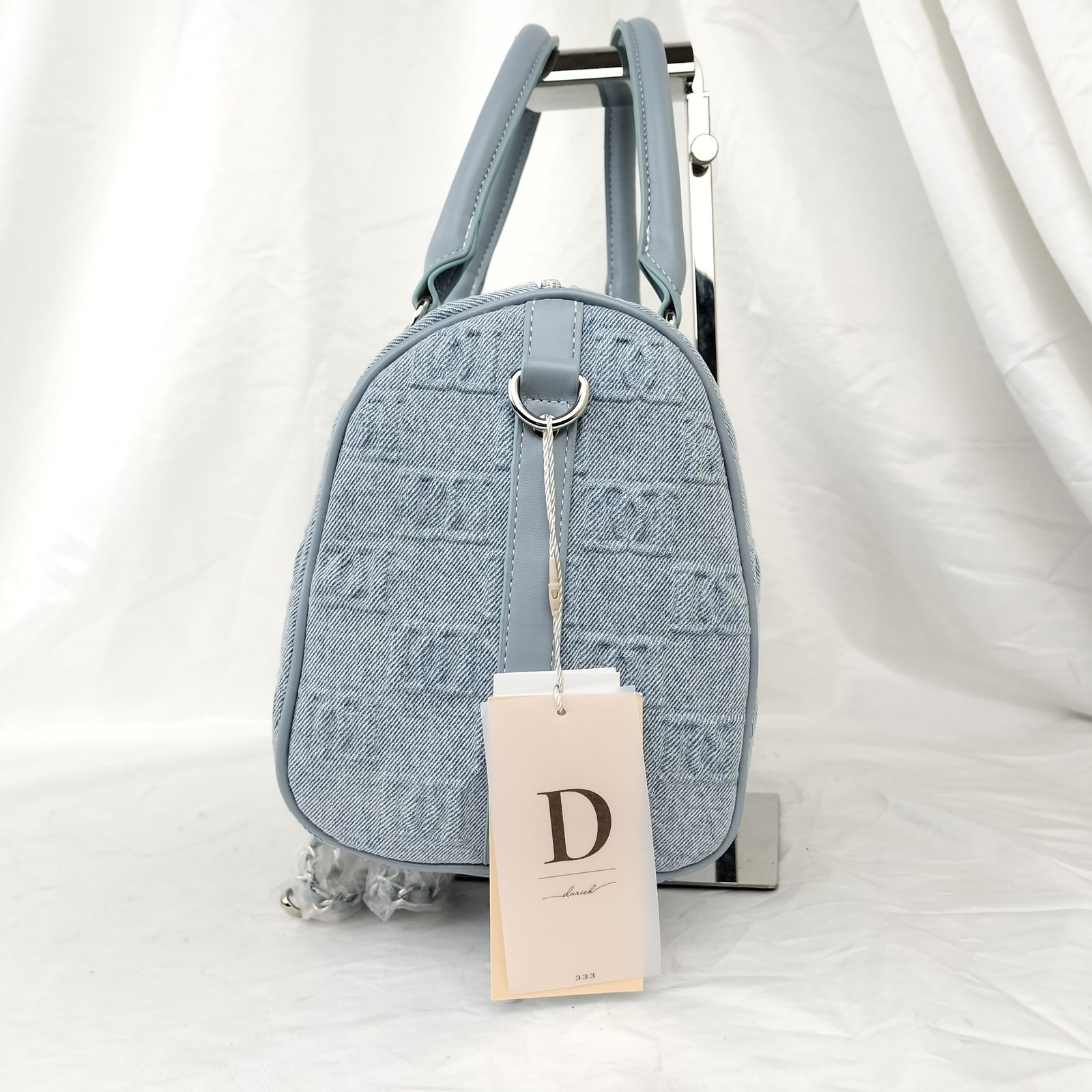 darich エンボスロゴデニムボストンバッグ ダーリッチ エンボスロゴ